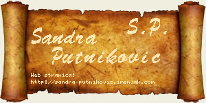 Sandra Putniković vizit kartica